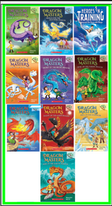 DRAGON MASTERS : Childrens 10 B00k Set BY Tracey West