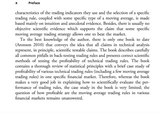 Market Timing with Moving Averages & Timing the Market Trading Rules