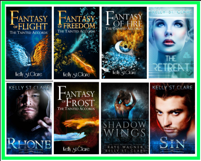 The tainted accords 8 BOOKS SET BY Clare Kelly  🔥