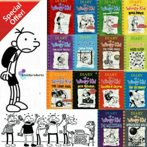 Jeff Kinney Diary Of A Wimpy Kid All Books Serie 1-14 🔥