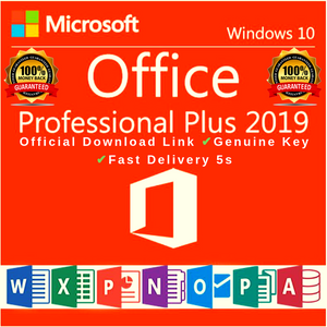 MICROSOFT OFFICE 2019 PROFESSIONAL PLUS 32/64bit License Key Instant Delivery