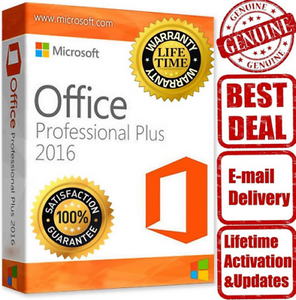 MICROSOFT OFFICE 2016 PROFESSIONAL PLUS 32/64bit License Key Instant Delivery
